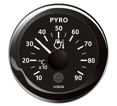 Marine VDO ViewLine Pyrometer Gauge